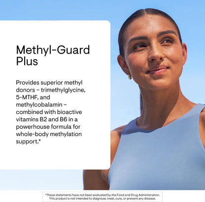THORNE Methyl-Guard Plus, Active Folate, Vitamins B2, B6 & B12, 90 Capsules