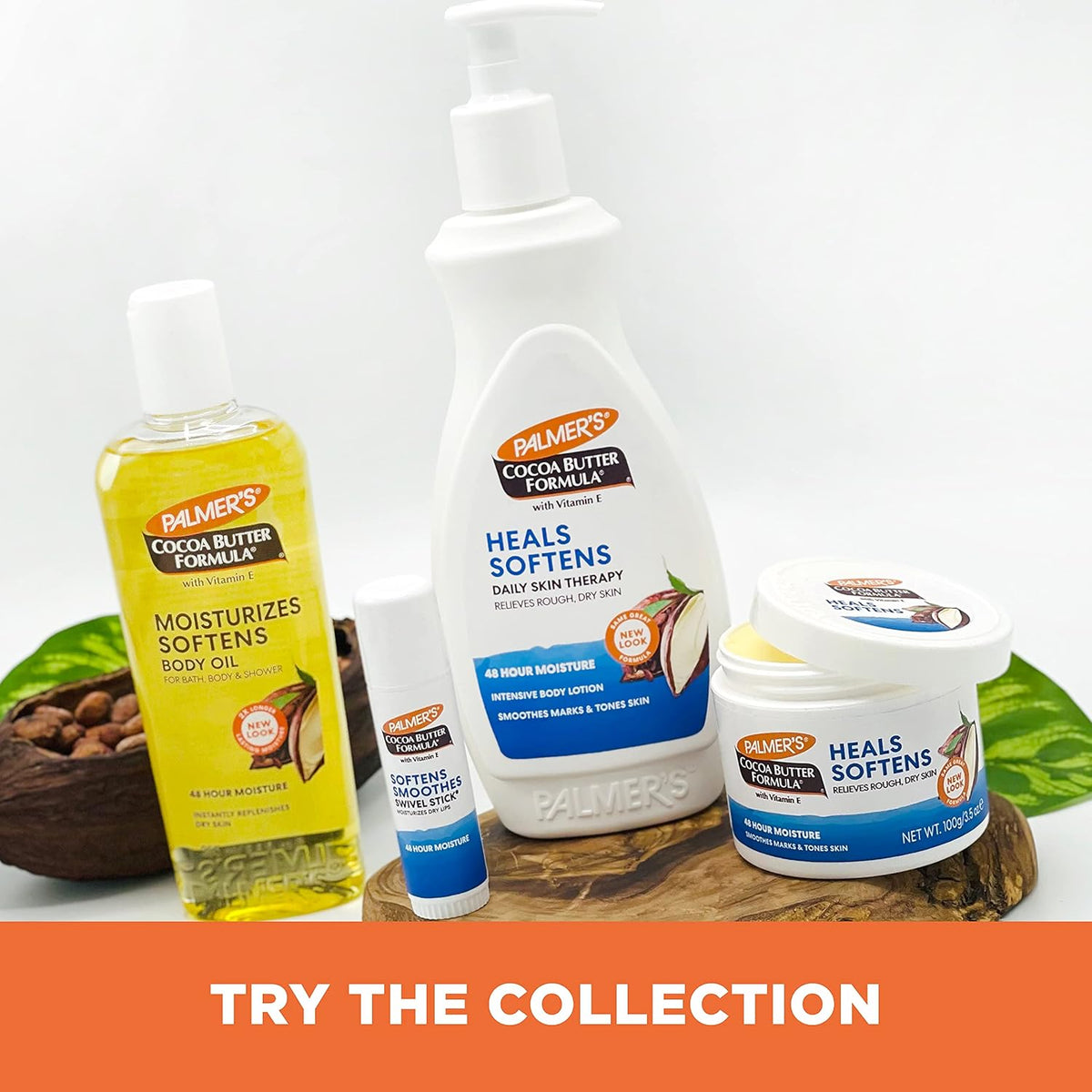 Palmer's Cocoa Butter Lip Balm & Face Body Moisturizer Sticks (Pack of 3)