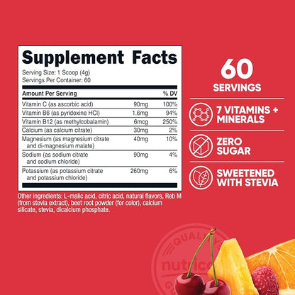 Nutricost Electrolyte Complex Powder (60 Servings, Fruit Punch)