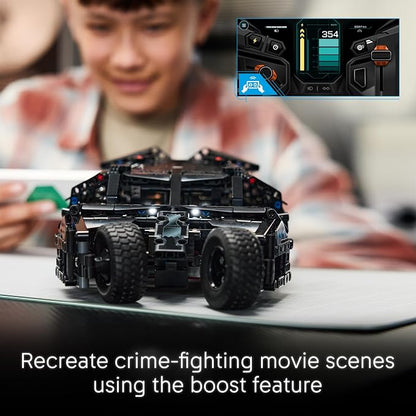LEGO Technic Batmobile Tumbler 42239 | Building Toys for Boys & Girls, Ages 12+, The Dark Knight Batmobile Set, Display as Bedroom Decor, 719 pieces, Gift Idea