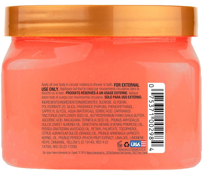 Tree Hut Peach Sorbet Shea Sugar Scrub, Exfoliating, Hydrating & Moisturizing Body Scrub with Shea Butter & Nourishing Essential Oils, Smooth & Soften Skin, 18 oz