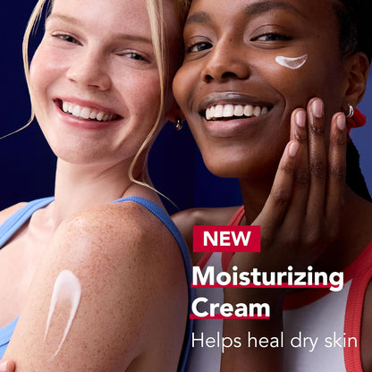 Aquaphor Moisturizing Face and Body Cream with Hyaluronic Acid, 8 OZ