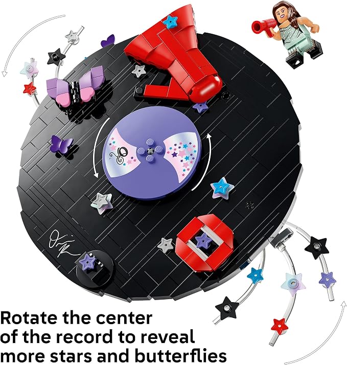 LEGO Editions Olivia Rodrigo's Vinyl 43028 | Collectible Building Toy for Girls & Boys, Ages 10+, Olivia Rodrigo Minifigure, Bedroom Decor, 360 pieces, Gift for Birthdays