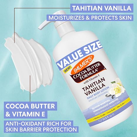 Palmer's Tahitian Vanilla Body Lotion with Cocoa Butter (33.8 Fl Oz)