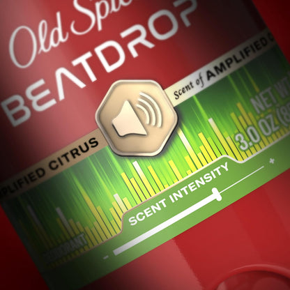 Old Spice Aluminum Free Deodorant for Men, 24/7 Odor Protection, 24/7 Signature Scent & Lasting Freshness, Goes on Clean, Beatdrop with Green Bergamot, Fir Needle, & Amber Wood Scent, 3.0 oz