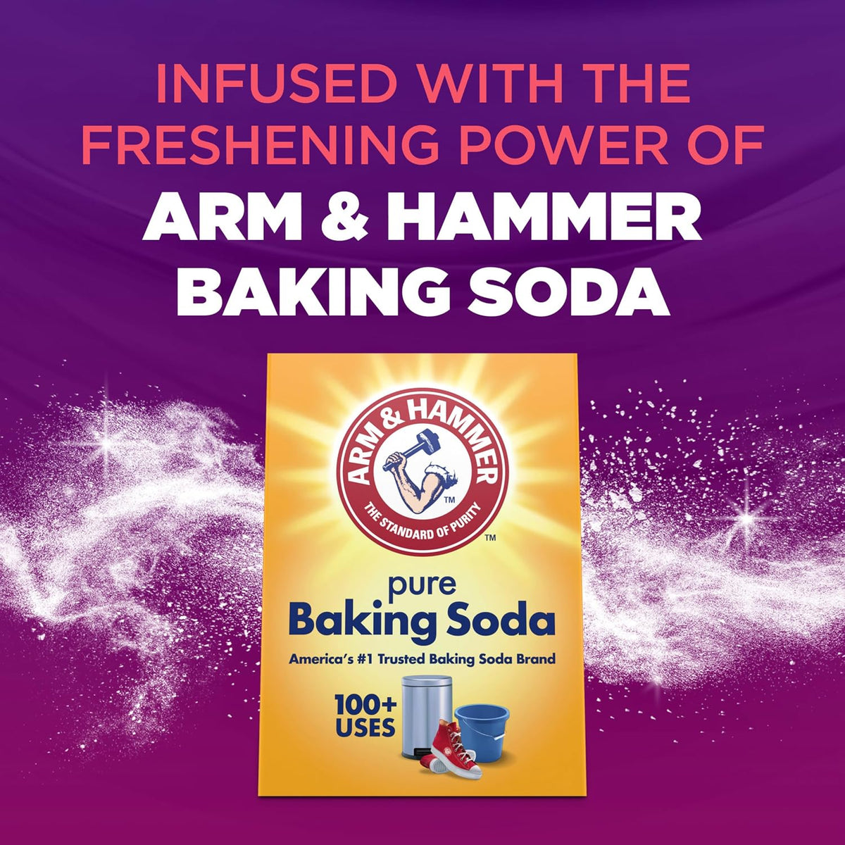 ARM & HAMMER Odor Blasters In-Wash Scent Booster,Laundry Scent Booster Fresh Escape-scent,24 Oz,(Pack of 2)