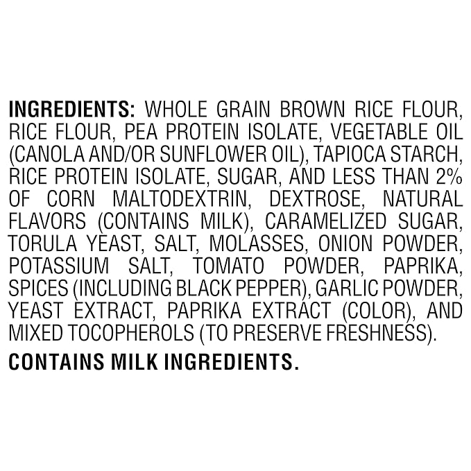 Quaker Protein Mini Rice Cakes, Tangy Barbecue, 6g Protein, Gluten Free, 9g Whole Grains, No Colors from Artificial Sources, No Artificial Flavors, No Preservatives, 2.6 Oz (Pack of 6)