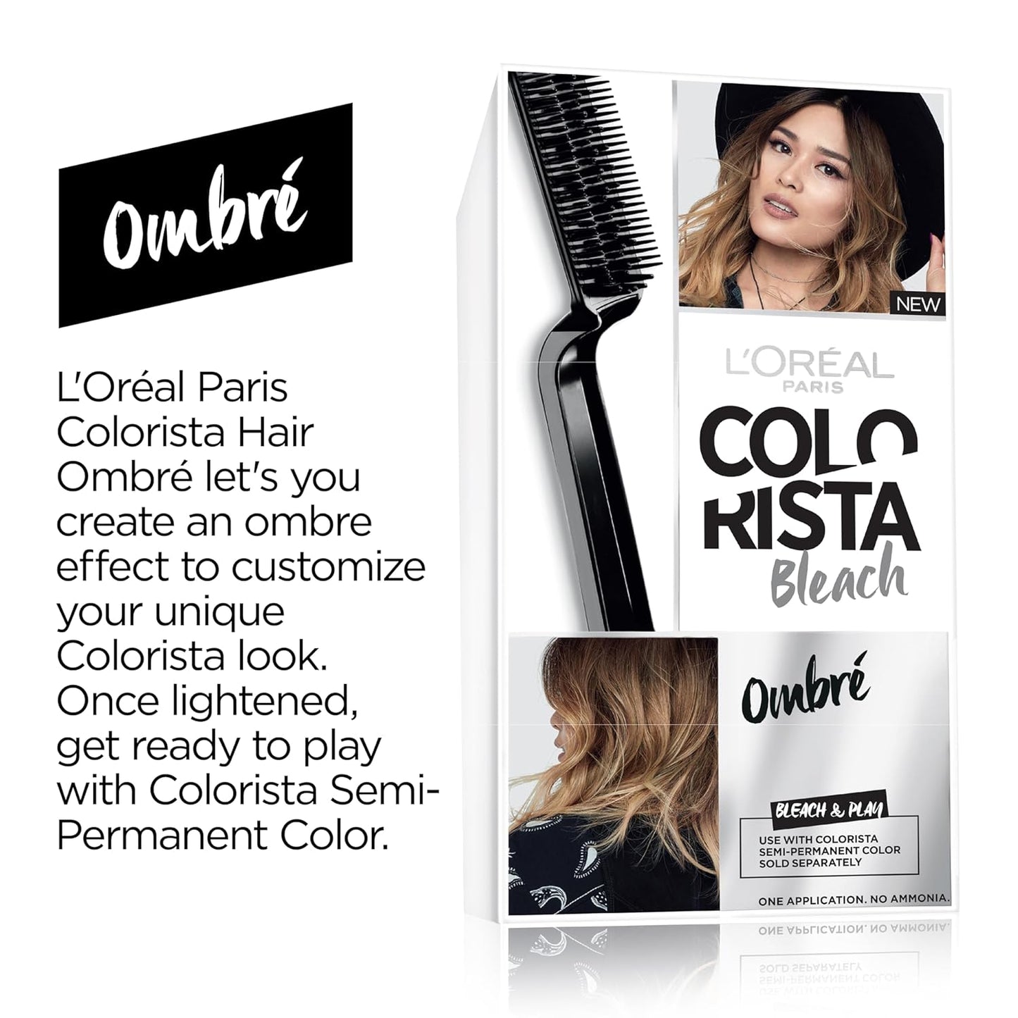 L’Oreal Paris Colorista Hair Bleach, Ombre Hair Color Kit, 1 Hair Bleach Kit