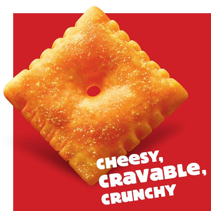 Cheez-It Extra Cheesy Baked Snack Crackers, Lunch Snacks (12 Packs)