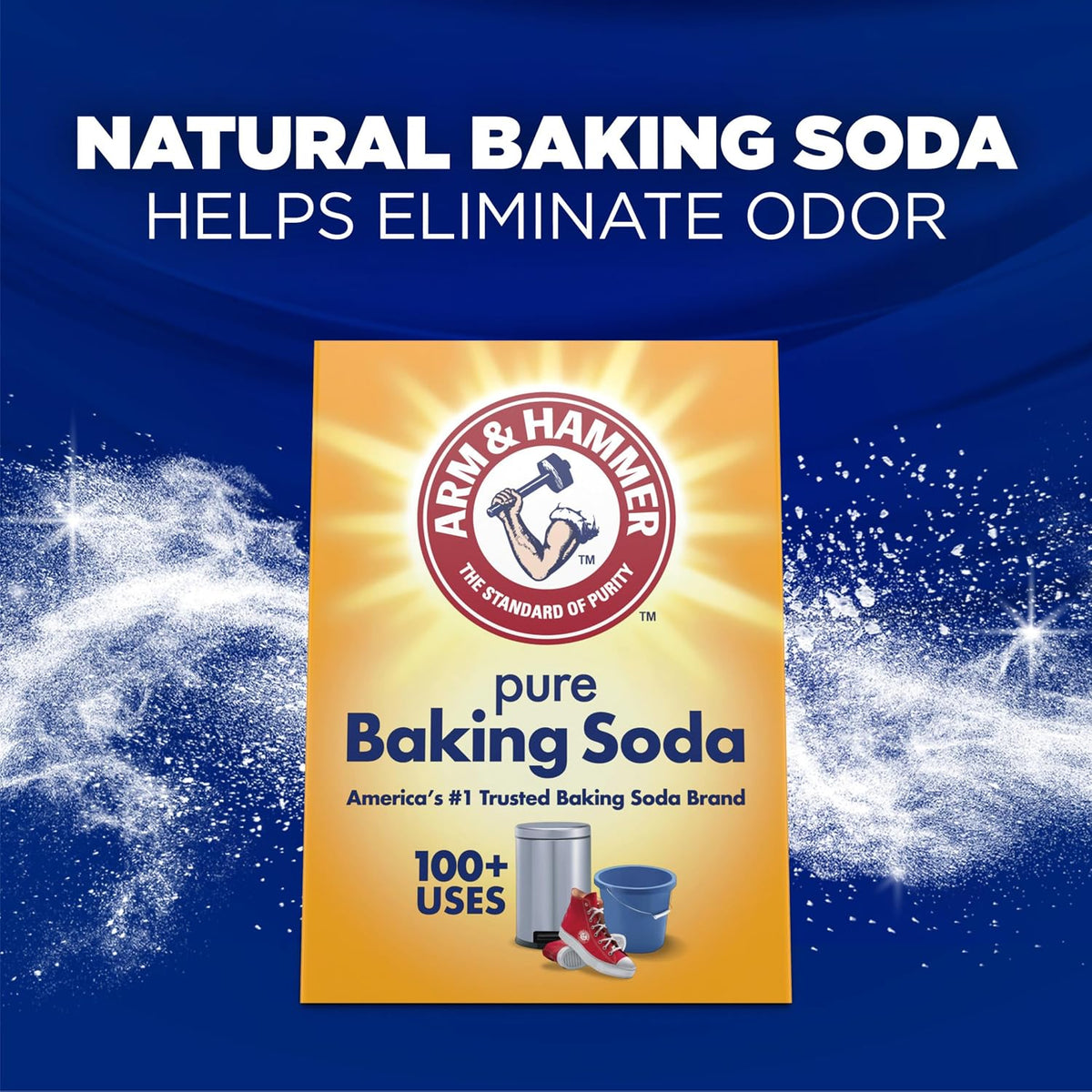 ARM & HAMMER Plus OxiClean Powder Laundry Detergent, Fresh Scent, 3.48 lbs