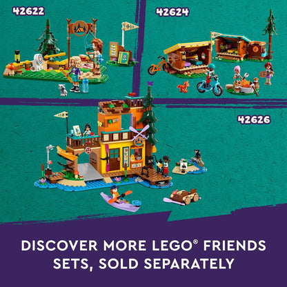 LEGO Friends Adventure Camp Tree House 42631 | Back to School Gift for Students, Building Toy, Girls & Boys, Ages 8+, Toy Figures & Playset, 1128 pieces, W/ 5 Minidolls