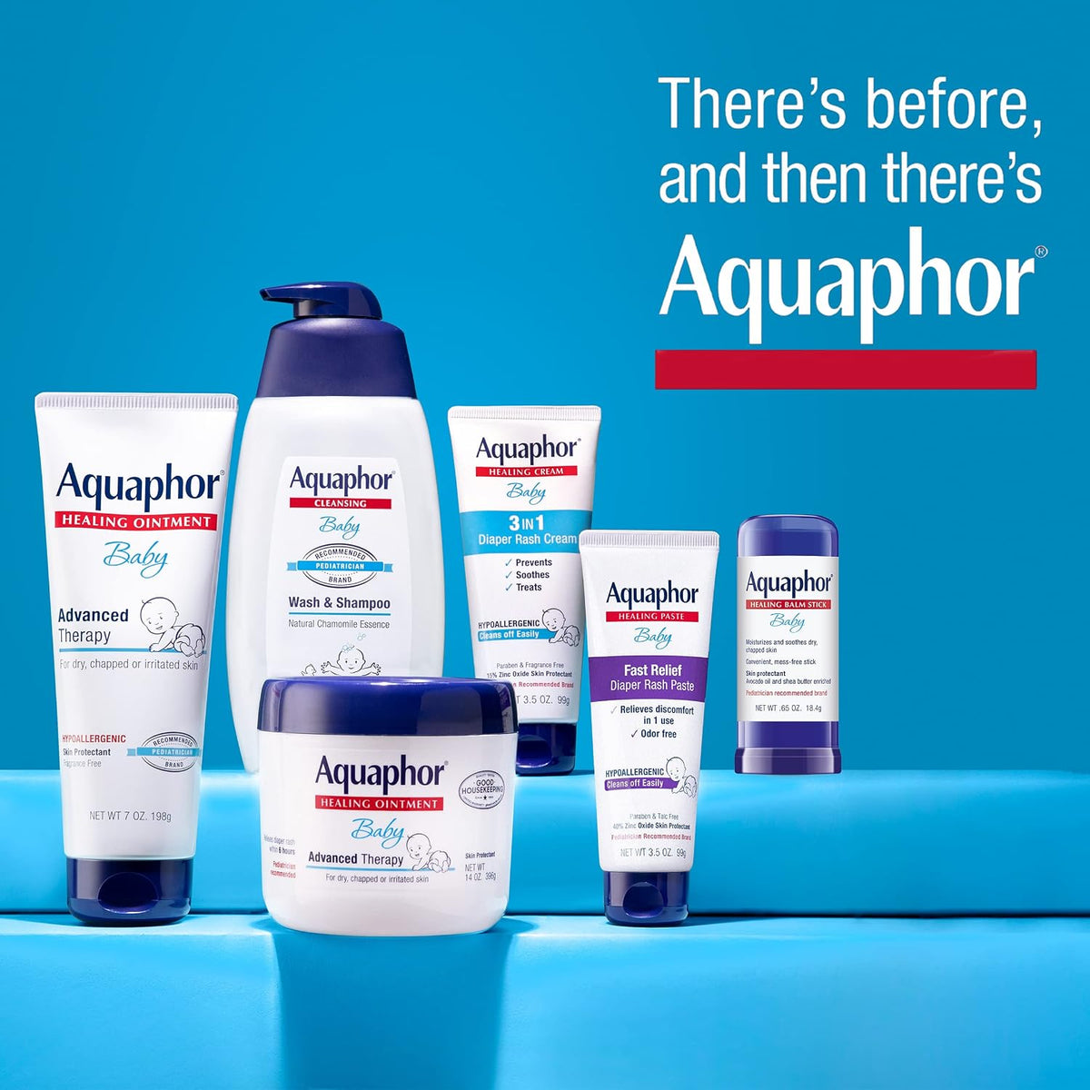 Aquaphor Baby Healing Balm Stick, Skin Protectant, 0.65 OZ
