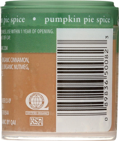 Simply Organic Pumpkin Pie Spice, Certified Organic, Kosher, Mini Spices | 0.46 Ounce (Pack of 1)
