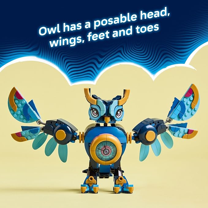 LEGO DREAMZzz Zoey’s Time Owl Building Toy - Pretend Play Set for Girls & Boys - Storytelling Toy for Kids, Ages 8+, with 2 Construction Modes - Gift Idea for Birthdays & Holidays - 71494