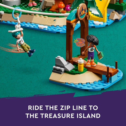 LEGO Friends Adventure Camp Tree House 42631 | Back to School Gift for Students, Building Toy, Girls & Boys, Ages 8+, Toy Figures & Playset, 1128 pieces, W/ 5 Minidolls