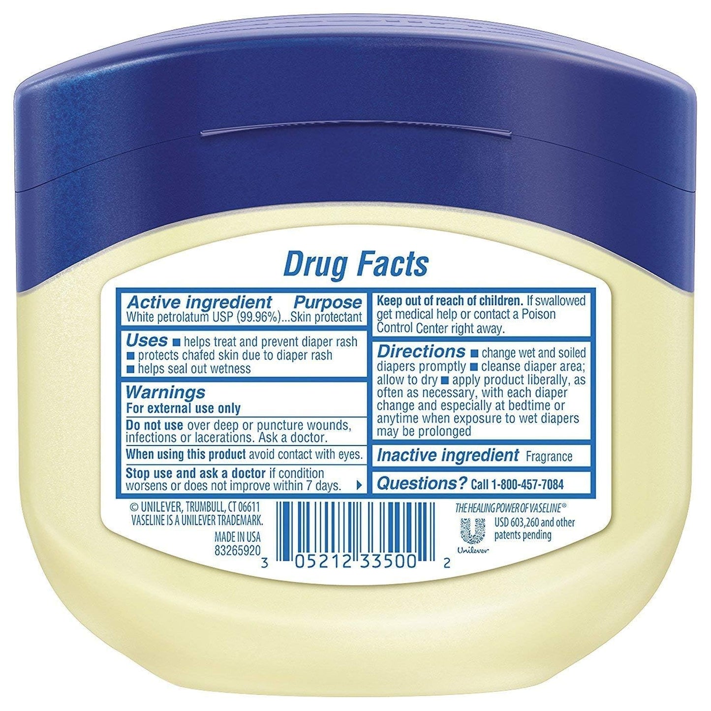 Vaseline Petroleum Jelly, Baby, 13 Ounce