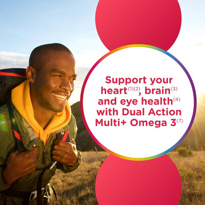 Centrum MultiGummies Multi+ Omega 3, Assorted Fruit Flavors, 110 Count
