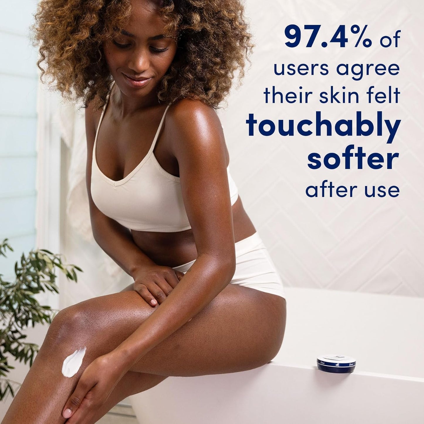 Dove Nourishing Body Care, Face, Hand, and Body Rich Nourishment Cream for Extra Dry Skin with 48-Hour Moisturization, 3-Pack, 5.07 Oz Each Jar