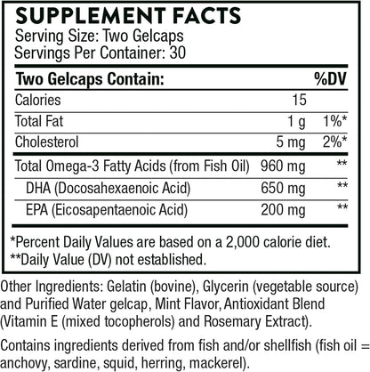 THORNE - Day & Night Wellness Bundle - Multi-Vitamin Elite + Advanced DHA - 30 Servings