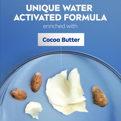 NIVEA Nourishing In Shower Body Lotion, Cocoa Butter, Multi, 13.5 Fl Oz (Pack of 12)