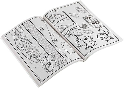 Crayola Peppa Pig Coloring Book with Stickers, Gift for Kids, 96 Pages, Ages 3, 4, 5, 6