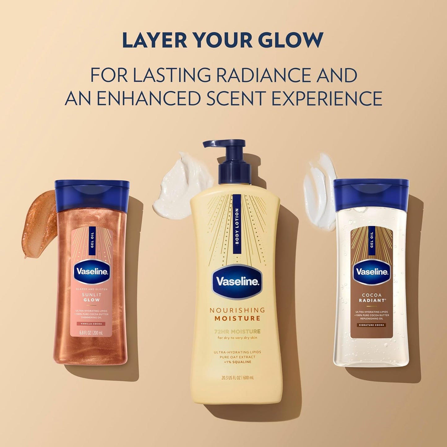 Vaseline Nourishing Moisture Nourishing Moisture Body Lotion for Dry Skin, Made with Ultra-Hydrating Lipids + Pure Oat Extract for Nourished, Healthy-Looking Skin 20.3 oz