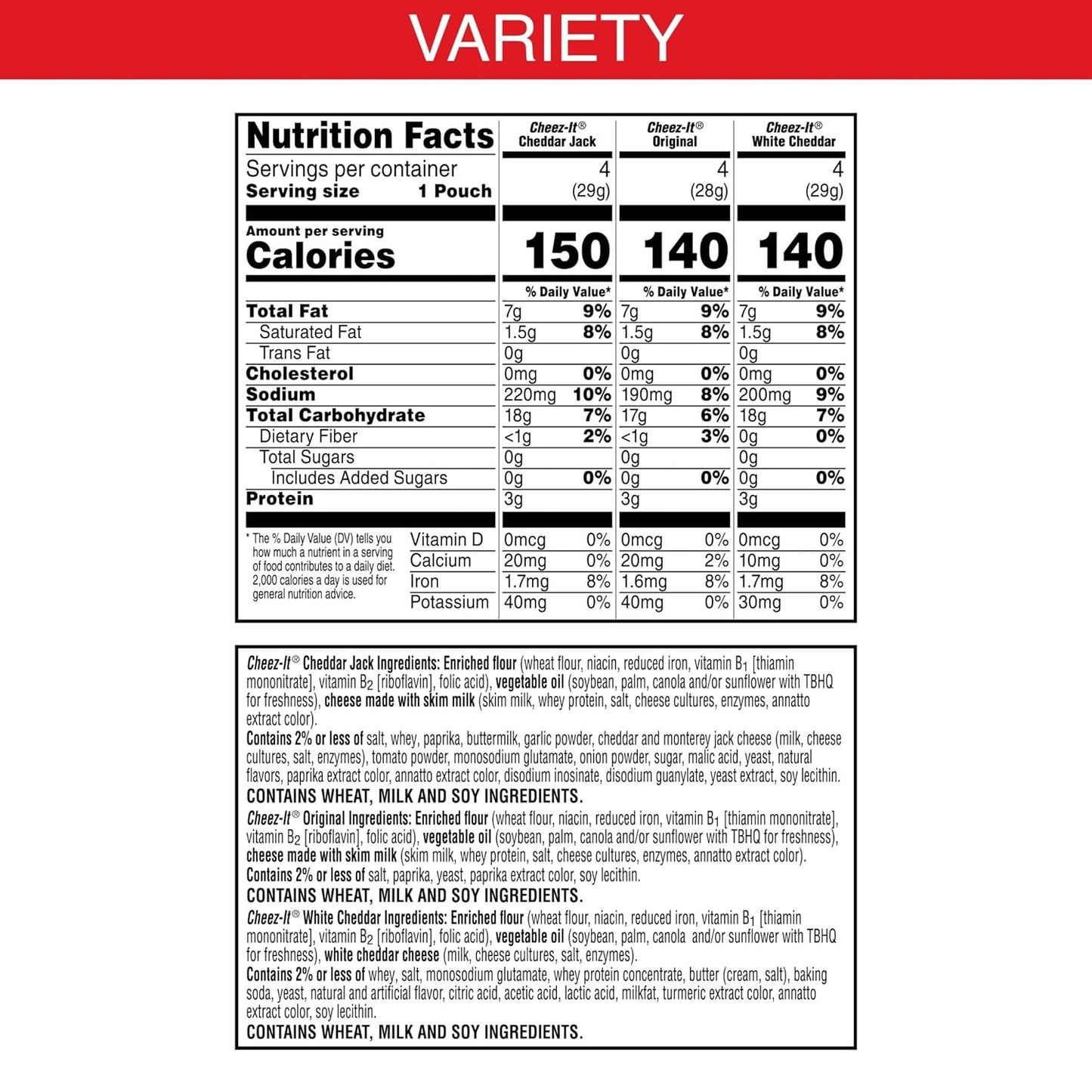 Cheez-It Cheese Crackers, Baked Snack Crackers, Lunch Snacks, Family Size, Extra Cheesy, 21oz Box (1 Box)
