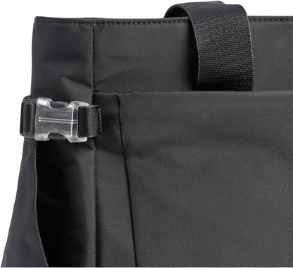 STANLEY Vitalize Tote| Gym, Work & Travel Bag with Laptop Sleeve | Expandable Bottom Compartment | Tumbler & Water Bottle Pockets | Durable Recycled Fabric | Black