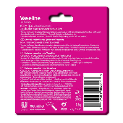 Vaseline Lip Therapy Stick, Petroleum Jelly Vaseline Lip Balm | 4.8g