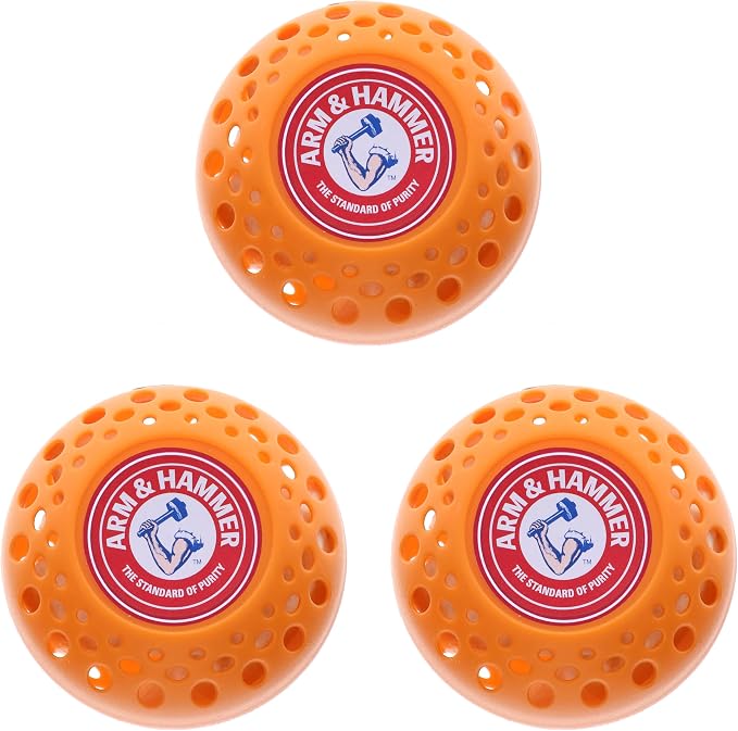 Arm & Hammer OdorBusterz Odor Eliminator Balls, Fresh Burst, 3 Count – Baking Soda Odor Control for Closets, Drawers, Hampers & Small Spaces