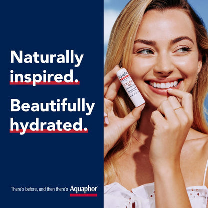 Aquaphor Naturally Inspired Lip Repair Stick with Coconut Oil, 3 x 0.17 OZ