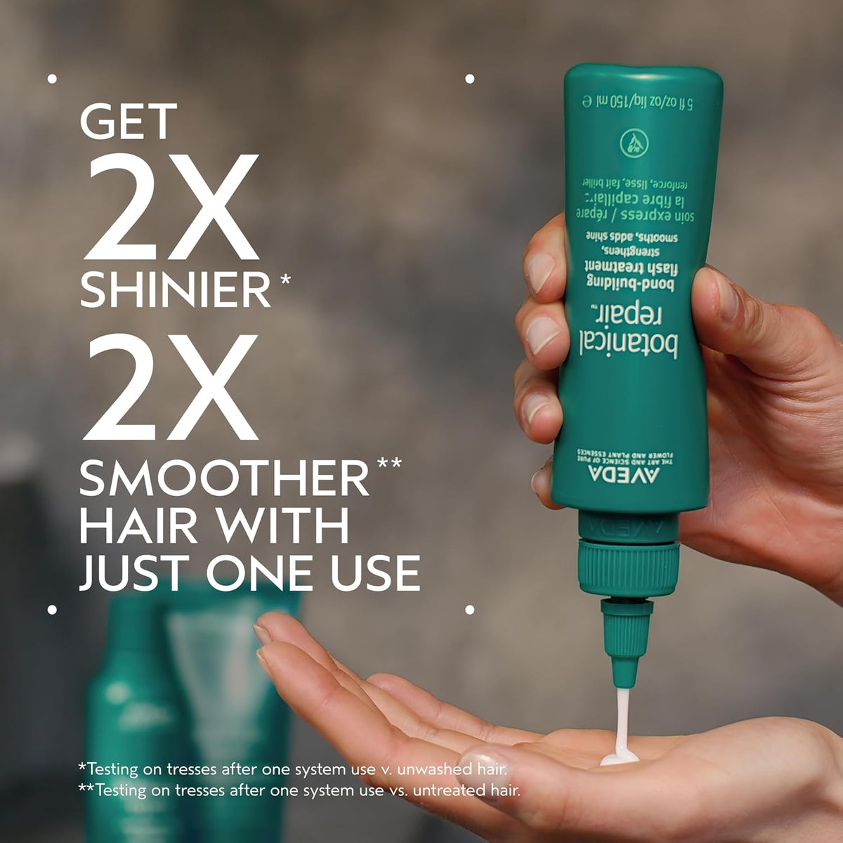 Aveda Botanical Repair Bond-Building Flash Treatment for Stronger Hair | Strengthens Hair in 10 Seconds | Adds Shine & Smoothness | 98% Naturally Derived*, 5 Fl Oz