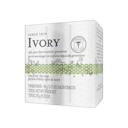 Simply Ivory Aloe Bath Bar by Ivory, 3 Count (Pack of 3)