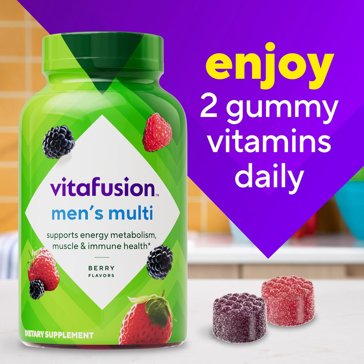 Vitafusion Men's Multivitamin Gummies | 120 Gummy Vitamins