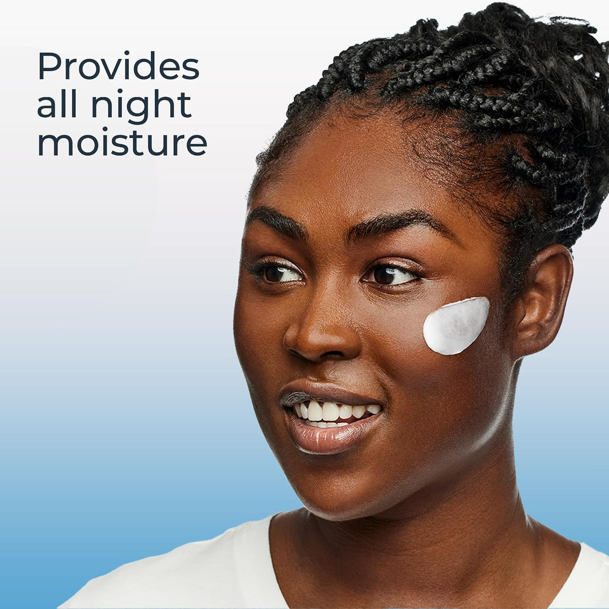 Eucerin Face Immersive Hydration Night Cream with Hyaluronic Acid and Provitamin B5,Ultra-Lightweight Face Moisturizer Smooths Fines Lines and Wrinkles,2.5 Oz Bottle,(Pack of 2)