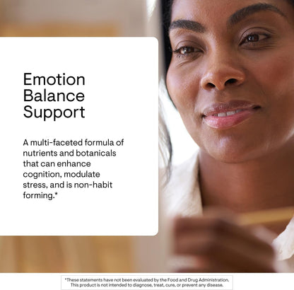 THORNE - Emotion Balance Support - Supports Mood & Stress Management* - Vitamins B6, B12 & C, 5-HTP, GABA, Rhodiola, Folate (5-MTHF) & L-Tyrosine - Third-Party Certified - Gluten-Free - 120 Capsules