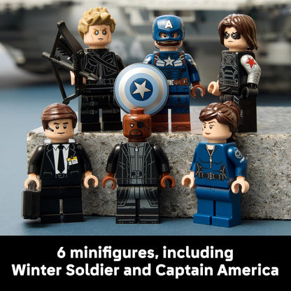 LEGO Marvel S.H.I.E.L.D. Helicarrier - Collectible Building Set for Adults, Ages 18+ - Marvel Bedroom or Home Office Decor - Includes 6 Minifigures - Gift for Men & Women - 76354