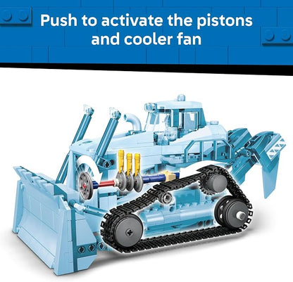 LEGO City Yellow Bulldozer Construction Site Building Toy for Kids, Ages 8+ - Pretend Play Set & Construction-Themed Building Blocks W/Toy Bulldozer Idea for Boys & Girls - 60466