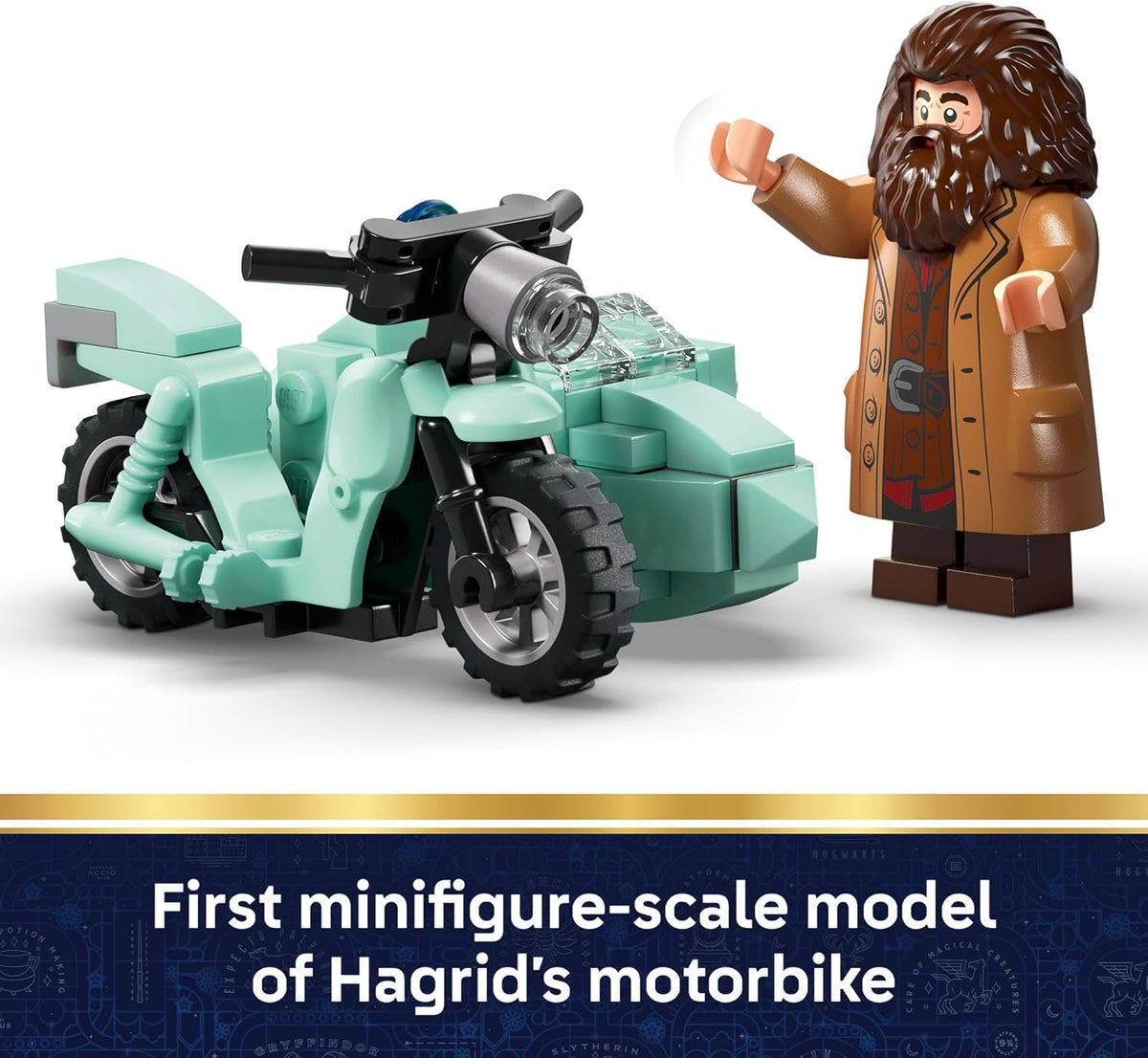 LEGO Harry Potter Hagrid & Harry’s Privet Drive Escape Building Toy for Boys & Girls - Pretend Play Set for Kids, Ages 8+ - W/Mini Hagrid's Motorcycle & 4 Minifigures - Gift for Birthdays - 76459