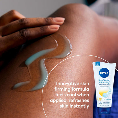 NIVEA Skin Firming Body Lotion and Gel Cream Variety Set, 2 Items