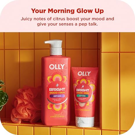 OLLY Rest & Rise Body Care Set - Day & Night Regimen - 2 Body 4 Count