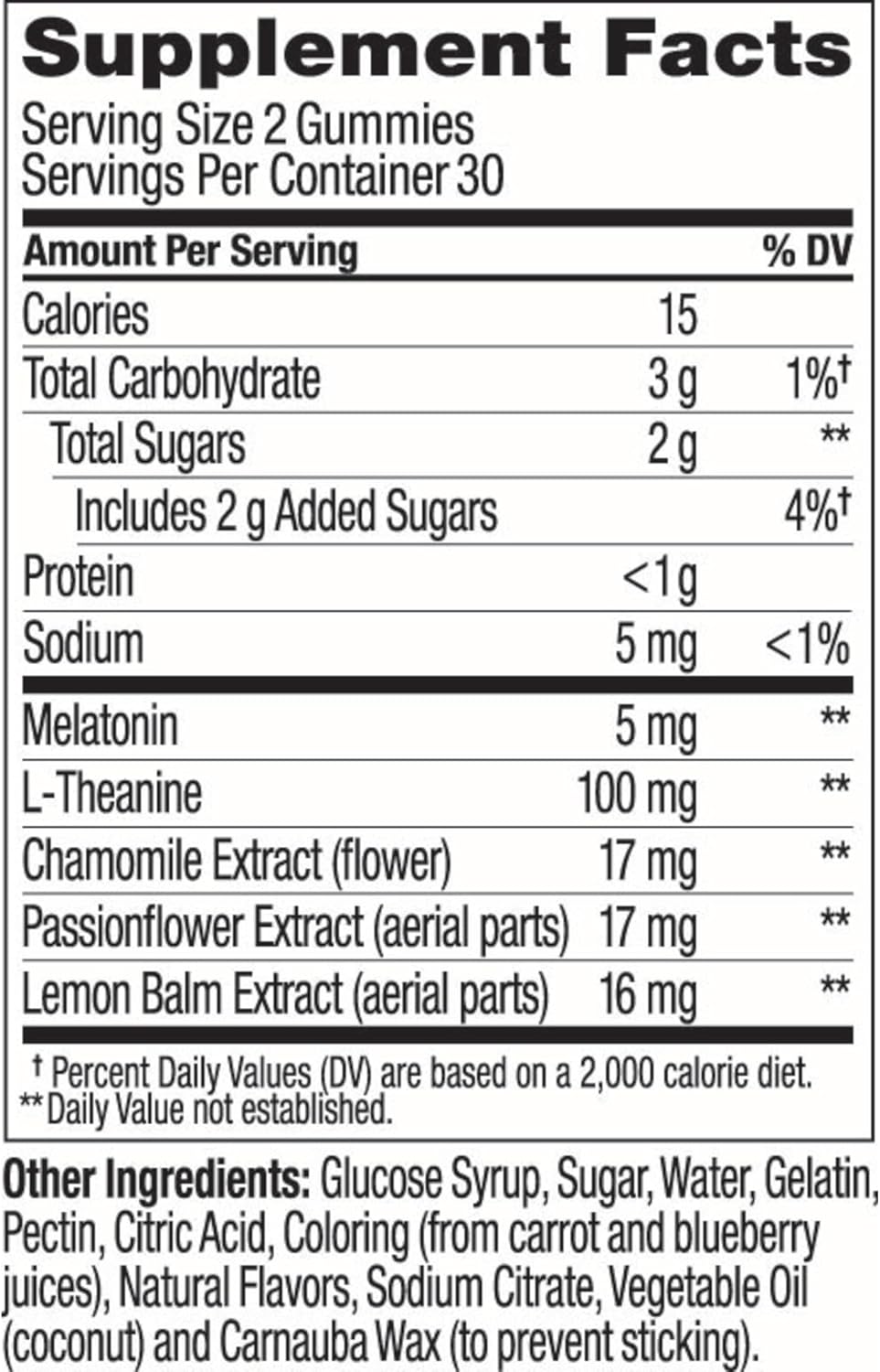 OLLY Extra Strength Sleep Pouch, 5 mg Melatonin, L-Theanine - 120 Count