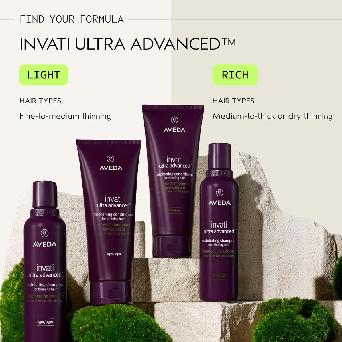 Aveda Invati Ultra Advanced Exfoliating Shampoo Light & Rich | Step 1 of 4 | Reduces Hair Loss by 77% | for Medium to Thick Thinning Hair Types | Normal to Oily Scalp | 94% Naturally Derived*