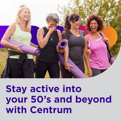 Centrum Silver Women's Multivitamin for Women 50 and Over, 200 Tablets