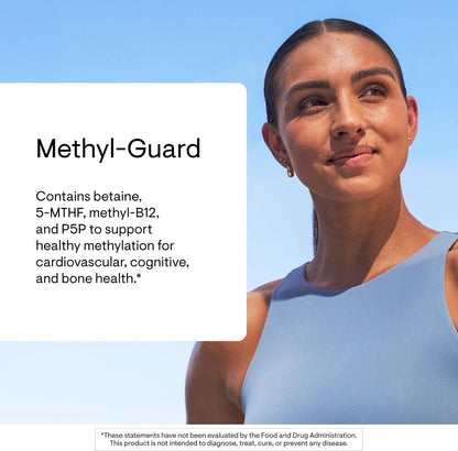 THORNE Methyl-Guard, Active Folate, B6, B12 & Betaine, 180 Capsules