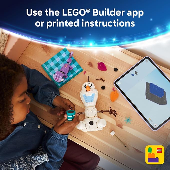 LEGO Disney Frozen Olaf and Bruni’s Picnic Fun Building Toy - Frozen Toys for Girls & Boys, Ages 7+ - Disney Gifts for Kids & Fans - 43287