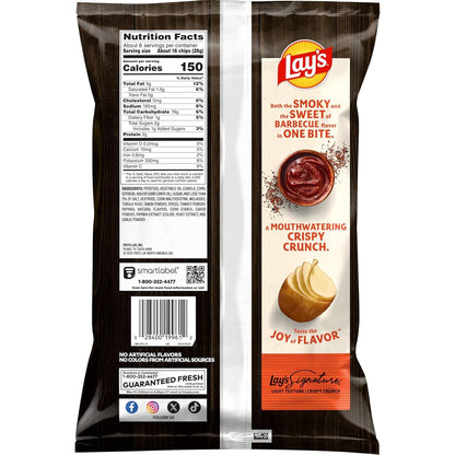 Lay's Potato Chips, Barbecue Flavor, 7.75 Oz