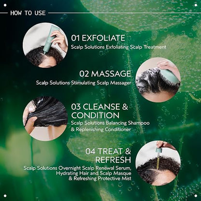 Aveda Scalp Solutions Stimulating Scalp Massager | Exfoliates, Stimulates Scalp Micro-Circulation | for All Hair Types
