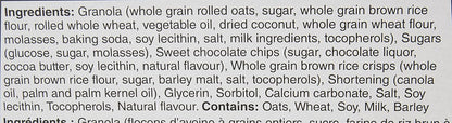 QUAKER CHEWY Chocolate Chip Granola Bars, 960g/33.9 oz., (40 Count)