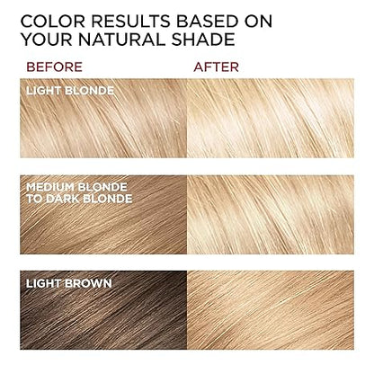 L'Oreal Paris Superior Preference Fade-Defying + Shine Permanent Hair Color, LB01 Extra Light Ash Blonde, Pack of 2, Hair Dye